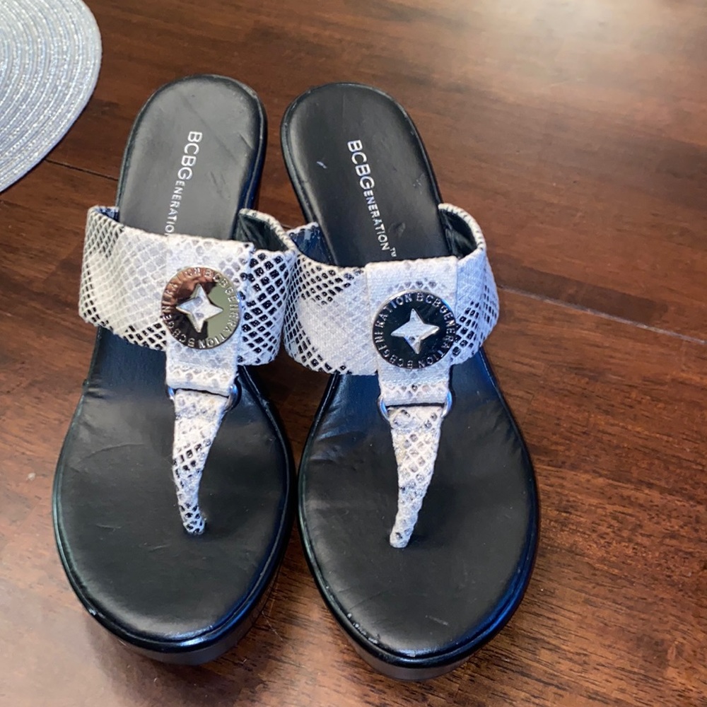 BCBG Platform Sandals